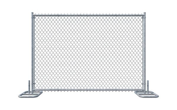 our temporary fence panels are made from weather-resistant materials to withstand harsh weather